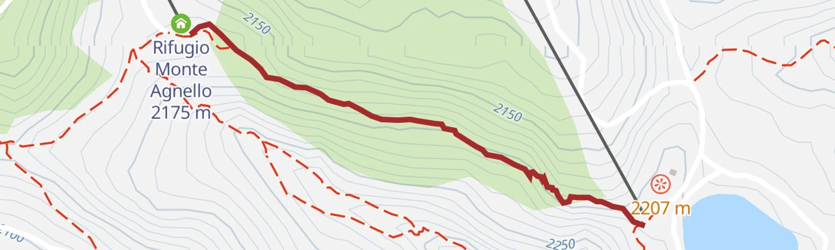 Route map: Latemar.Meteo